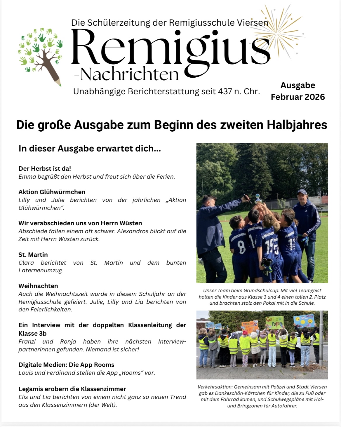 3. Ausgabe unserer Schülerzeitung
